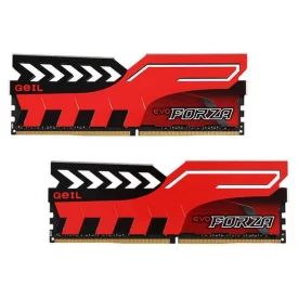 رم کامپیوتر DDR4 دو کاناله 3000 مگاهرتز CL16 ژل مدل EVO Forza ظرفیت (2×8)16 گیگابایت