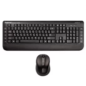 کیبورد و موس بی سیم هترون مدل HKCW140