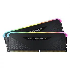 رم کامپیوتر DDR4 دو کاناله 3200 مگاهرتز CL16 کورسیر مدل VENGEANCE RGB RS ظرفیت (2×8)16 گیگابایت