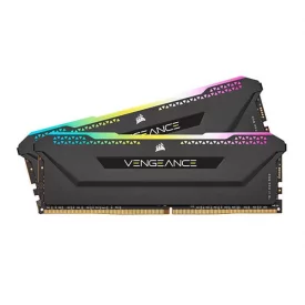 رم کامپیوتر DDR4 دو کاناله 3600 مگاهرتز CL18 کورسیر مدل VENGEANCE RGB PRO SL ظرفیت (2×16)32 گیگابایت